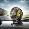 F409 Car Fan General Car Shaking Head Fan(Cigarette Lighter Port 12V)