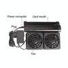 Aquarium Cooling Fan, 4 Head, Silent, EU Plug, 12V