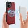 For iPhone 11 LC.IMEEKE Magsafe Phone Case(Red)