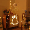 Christmas Decoration LED Sucker Festive Atmosphere Hanging Light(Bell)