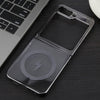 For Samsung Galaxy Z Flip6 6D Glossy Electroplated PC MagSafe Phone Case(Meteorite Black)