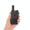 1 Pair RETEVIS RT18 16CHS FRS Dual PTT Handheld Walkie Talkie, US Plug(Black)