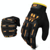 WEST BIKING YP0211208 Riding Gloves Motorcycle Bike Long Finger Non-Slip Touch Screen Gloves, Size: XL(Black Orange)