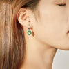 Dream Glazed Earrings S925 Sterling Silver Glazed Silver Earrings