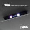 D88 5V 2.5W Car Colorful Starry Sky Atmosphere Lamp without Remote Control