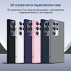 For Samsung Galaxy S23 Ultra 5G Nano Lens Cover Liquid Silicone Phone Case(Dark Purple)