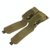 Duplex Canvas Clips Pouch with Quick Release Buckles(Army Green)