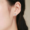 Crown S925 Sterling Silver Women Earrings With Zircon Earrings