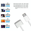 UK Plug 140W USB-C PD Power Adapter with Type-C to Magsafe3 Magnetic Charging Cable, Length: 2 m