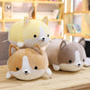 30-60cm Cute Corgi Dog Plush Toy Lovely Christmas Gift for Kids Stuffed Soft Animal Cartoon Pillow Valentine Present, Height:35CM(Gray)