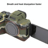 For Sony ILCE7RM5 / A7R5 Litchi Texture Soft Silicone Protective Case(Camouflage)