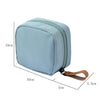 Multifunctional Waterproof Portable Sanitary Storage Bags Mini Cosmetic Bag(Light Blue)