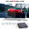 H96 Max-3318 4K Ultra HD Android TV Box with Remote Controller, Android 10.0, RK3318 Quad-Core 64bit Cortex-A53, 4GB+64GB, Support TF Card / USBx2 / AV / Ethernet, Plug Specification:UK Plug