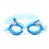 Cartoon Children Swimming Goggles Baby Waterproof Anti-fog High-definition Swimming Goggles(Blue Swan)