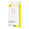 Baseus USB-C / Type-C to 8 Pin 20W Fast Charging Data Cable, Cable Length:1m(Pink)