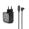 Multi-Function Projection And Charging AC Adapter Base Support Android/PC/Lite For Switch, Specifications:Black+EU Plug