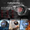 KC80 1.43 inch Color Screen Smart Watch, Support AI Voice Assistant / Bluetooth Call(Camouflage Black)