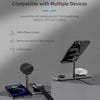 SW12 3 in 1 Metal Magnetic Wireless Charger(White)