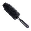 KANEED Portable Loop Style Auto Car Vehicle Motorcycle Wheel Tire Rim Hub Scrub Wash Brush Washing Cleaning Tool(Black)
