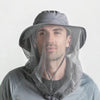 Summer Outdoor Sports Anti-mosquito Net Sun Hat Fisherman Hat, Size:L(Orange)