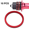 10 PCS FMFXTR Bicycle BB Middle Shaft Flying Wheel Cushion, Thickness: 3mm (Red)