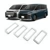 For Toyota 2022 Voxy/Noah 90 Series Rear Air Vent Decorative Frame(Matte Silver)