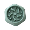 Slow Feeder Dog Bowl, Green, Anti-Gulping, Non-Slip
