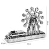 Mechanical Ferris Wheel High Difficulty Building Block Adults Handmade Assembly Power Strip Linkage Mechanical Toy Metal Assembly Model