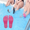 Invisible Anti-slip Summer Beach Sandals Insole Size: M, Length: 23 cm(Magenta)
