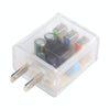 64-222 2A Three USB Transparent Charger, specification: US Plug