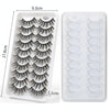 10 Pairs 3D Cat Eye False Eyelashes Naturally Thick And Fluffy Eyelashes(Y600)