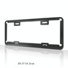 Taiwan Car License Plate Stainless Steel Frame, Specification: Black