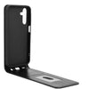 For Samsung Galaxy A15 5G / 4G Magnetic Vertical Flip Leather Phone Case(Black)