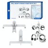 JYS JYS-P5158 For PS5 VR2 Wall Storage Bracket Helmet/Headset/Handle/Remote Control Wall Storage Storage Shelf(White)
