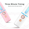 Facial Steamer Nano Spray Water Replenishing Instrument Portable Cold Spray Machine Charging Beauty Instrument Automatic Alcohol Sprayer, Style:Cute Deer(Pink)