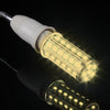 10W Aluminum Corn Light Bulb, E27 880LM 42 LED SMD 5730, AC 85-265V(Warm White)