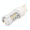T20/7440 Single Wire 80W 800LM 6500K White Light 16-3535-LEDs Car Foglight, Constant Current , DC12-24V