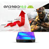 X88 Pro 10 4K Ultra HD Android TV Box with Remote Controller, Android 10.0, RK3318 Quad-Core 64bit Cortex-A53, 4GB+64GB, Support Bluetooth / Dual-Band WiFi / TF Card / USB / AV / Ethernet(US Plug)