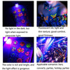 Fluorescent Face Waterproof Environmental Protection Tattoo Stickers Nightclub Bar Flower Arm Stickers(OHB-002)