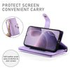 For Redmi K70 Nine Card-slot Zipper Wallet Bag Leather Phone Case(Purple)