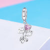 Love Life S925 Sterling Silver Accessories Pendant DIY Necklace Bracelet Pendant