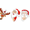 Santa Claus Elk Car Window Decorative Stickers Car Side Window Bumper Decal, Model: A Model 20 x 14cm