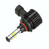F8 9005 2 PCS 22W 3000LM 6000K Four Side DOB LED Headlight Fog Light Bulbs High Beam Conversion Kit DC 9-32V
