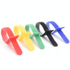 60 PCS T-Shaped Cable Organizer Belt Nylon Winder Buckle, Length: 20cm(Color Random Delivery)