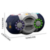 2-In-1 Rotating Magic Beans Fidget Toy Interactive Puzzle Games For Kids(Gray)
