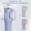 For Stanley 40oz Cup Hot Diamond Cover Neoprene Insulated Portable Bottle Cover(Green)