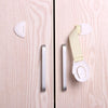 10 PCS/Lot Child Lock Protection Of Children Locking Doors For Children Safety Kids Plastic Lock(White)