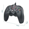 Wired Game Controller Gamepad Handle for PS3 / Compute(Black)