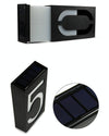 0.36W Solar Powered Wall Mount 6 LEDs Lighting Doorplate Lamp House Number Porch Lights with Solar Pannel(5)