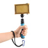 LED Flash Light Holder Sponge Steadicam Handheld Monopod with Gimbal for SLR Camera(Blue)